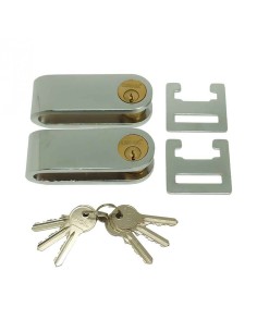 Candados reja ballesta cn16 con 3 llaves, 2 unidades