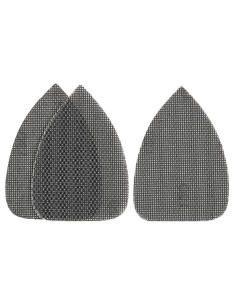 Hoja de lija de malla autoadherente para mouse, grano 120, 3 uds