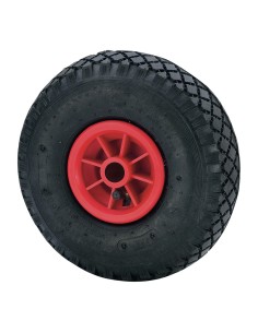Rueda neumática con nucleo poliamix y eje liso, carga máx. 175 kg, ø 26 cm