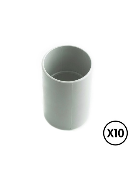 Manguito gris ø 20 mm, 10 unidades