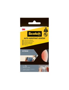 Cinta de autofijación extreme rollo transparente, máx 5 kg, 25mmx1m, 2 uds