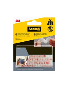 Tira de autofijación extreme transparente max 5 kg 25mmx76mm, 2 uds