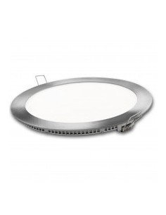 DOWNLIGHT LED REDONDO PLATA 18W.CALIDA