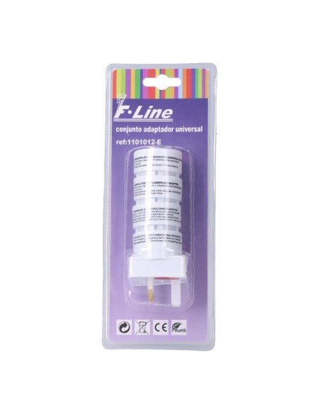 Adaptadores universales, 4 piezas, 50 x 50 x 140 mm