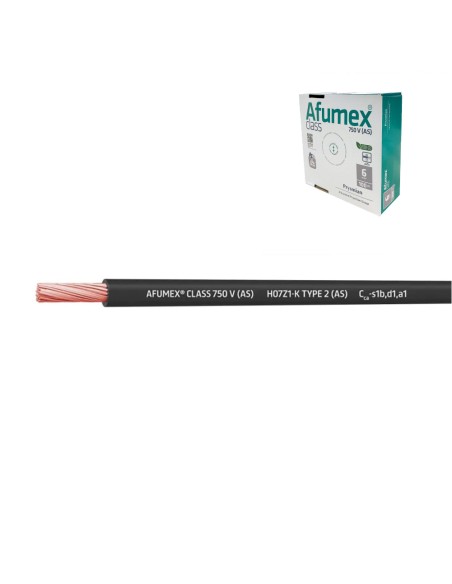 Cablecillo h07z1-k(as) 2,5 mm negro euro/m