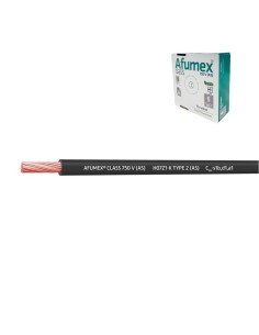 Cablecillo h07z1-k(as) 4,0 mm negro euro/m