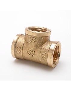 Te h-h-h 1/2" latón