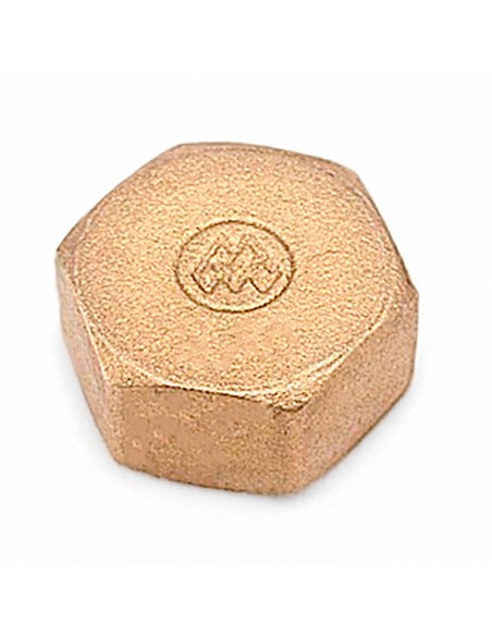 Tapon ciego h 3/8" latón