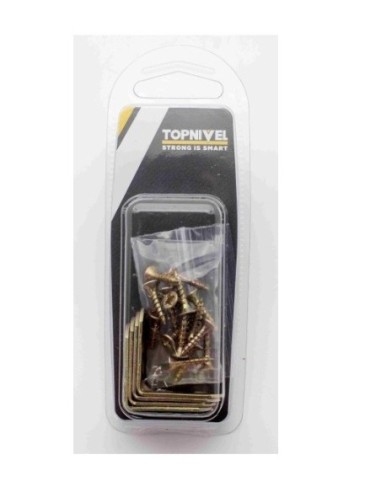 ANGULO SOP 30MM REFORZ NIVEL BICROMAT 4 PZ