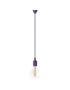 KIT COLGANTE SILICONA E27 VIOLETA