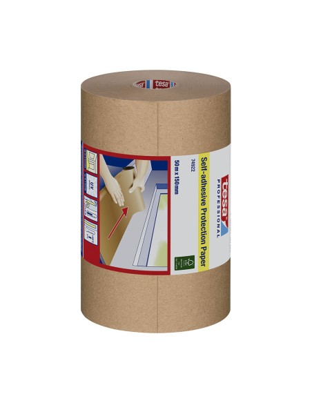 Papel de protección adhesivo 150 mm x 50 m
