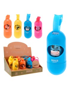 Portabolsas + 20 bolsas higiénicas colores surtidos