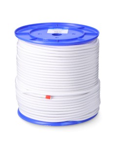 Cuerda de goma elástica blanca poliéster calibre 10 mm x 100 m