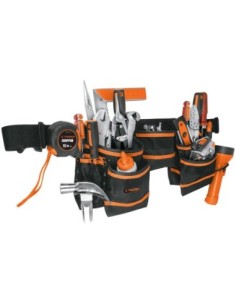 CINTURON PORTA HERRAMIENTAS NYLON 62 28CM