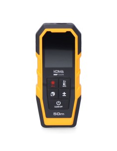 Medidor láser con funda 5,2 x 2,4 x 12,3 cm