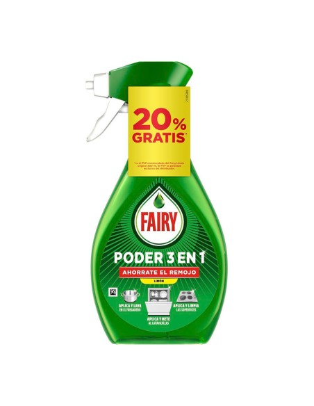 Spray vajillas sin remojo poder 3 en 1 500 ml