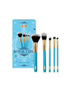 Estuche de 5 brochas de maquillaje