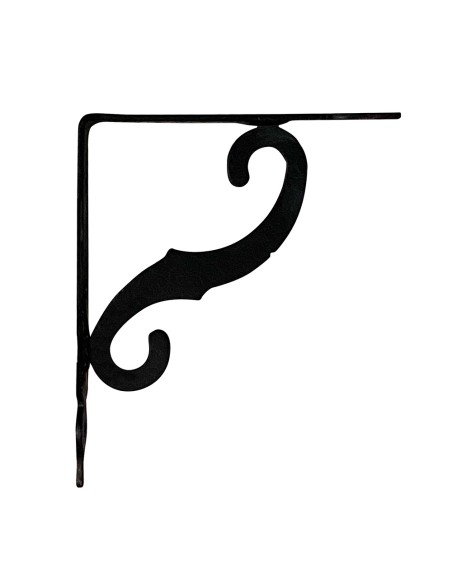 Escuadra ornamental plm05 negro 155 x 110 mm