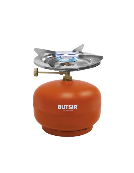 Fogón de camping destroyer botella naranja ø23 x 7cm