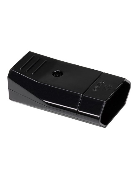 Base móvil 2p 10 a 250 v~ negra