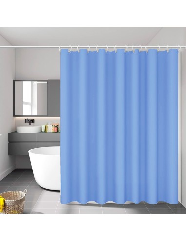 Cortina de baño basic azul 140 x 180 cm
