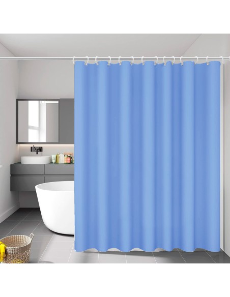 Cortina de baño basic azul 140 x 180 cm