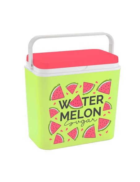 Nevera de camping 24 l estampado sandías 40 x 23 x 39 cm