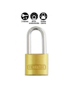 CANDADO LATON ARCO ALTO 30MM