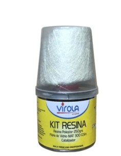KIT RESINA+MAT 250grs