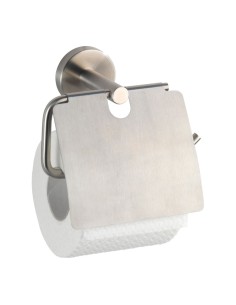 Portarrollos con tapa bosio de acero inoxidable