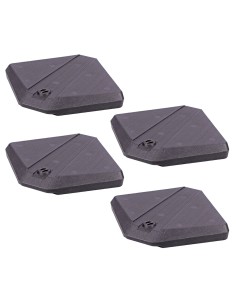 Set base rellenable para parasol, antracita, 490 x 490 x 87 mm