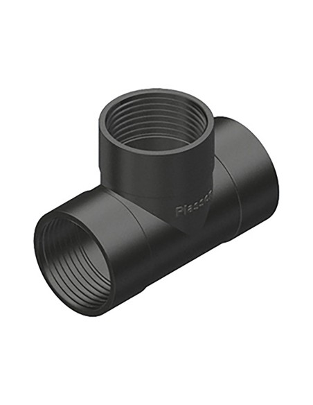 Conexión t igual rosca hembra 3/4" polipropileno