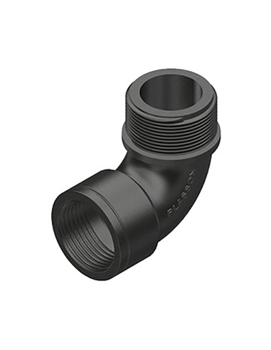 Codo 90° rosca macho/hembra polipropileno 1/2"