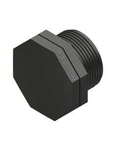 Tapon rosca macho polipropileno 1"