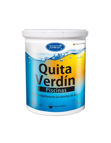 Quita verdín piscinas 1 kg