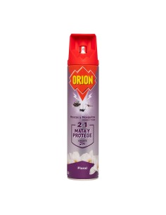Insecticida aerosol moscas y mosquitos con aroma floral 600 ml