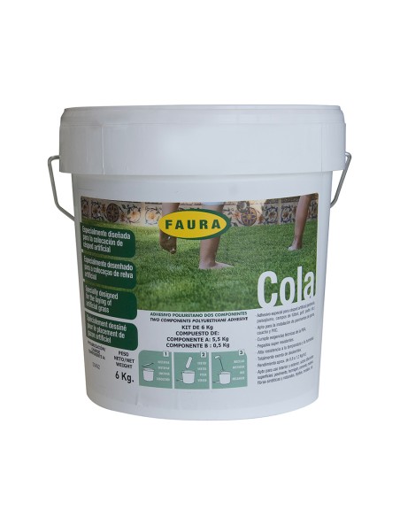 Cola especial para césped artificial bote 6 kg
