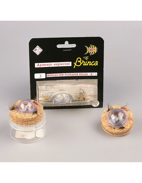 Aparejo 3 moscas b/2 especial para pesca de la trucha