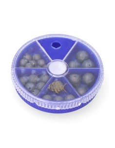 Surtido de plomo redondo perforado 100 g