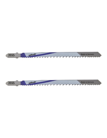 Hoja de sierra de calar bimetal 130 mm vástago t 2 uds