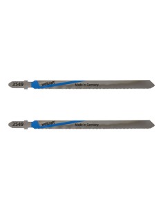 Hoja de sierra de calar hss 130 mm vástago t metal 2 uds