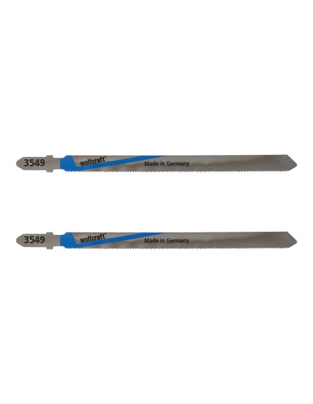 Hoja de sierra de calar hss 130 mm vástago t metal 2 uds