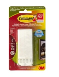ADHESIVO COLGADOR CUADROS MARCO GRANDE TIRA COMMAND