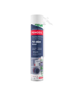 Espuma poliuretano multiuso pu-46 manual 750 ml