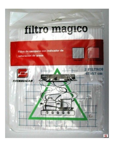 FILTRO CAMPANA E TRACTORA 47 57CM MAGICO 2PZ TECNHOGAR