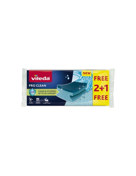 Estropajo su pro clean 2+1