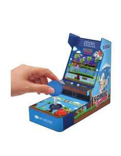 Joystick player sonic the hedgehog portable retro arcade