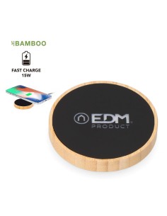 Cargador inalámbrico circular 15 w ø6,8 x 1,1 cm