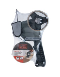 Dispensador cinta de embalaje + 2 rollos 48 mm x 15 m