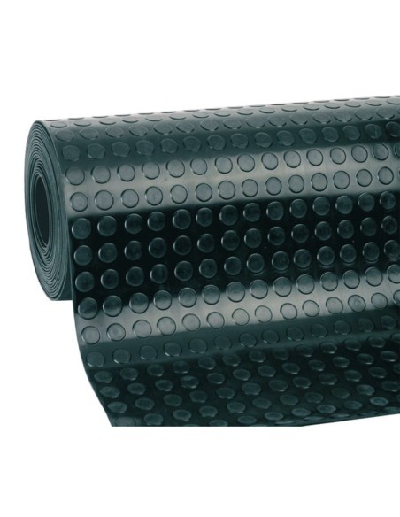 Alfombra caucho-goma círculos 1 x 10 m